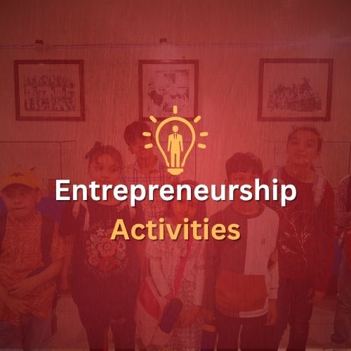 TKR School students participating in entrepreneurship and innovation activities